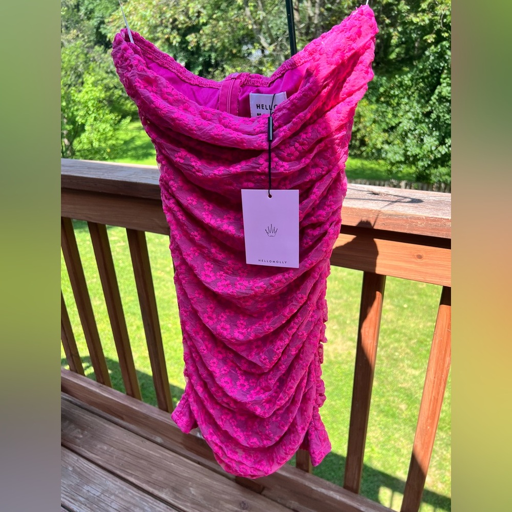 BNWT Hello Molly strapless Floral 🌺 Dress/S (4)